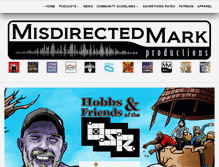Tablet Screenshot of misdirectedmark.com